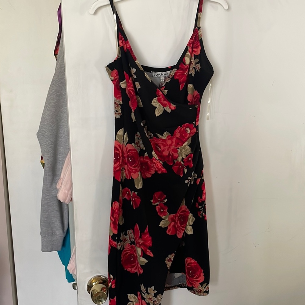 Beautiful new dress red roses